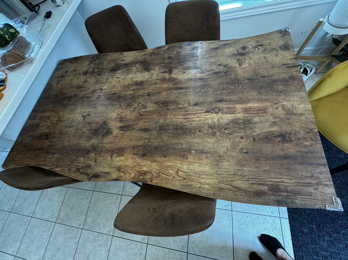 Dinning table and chairs - photo 2
