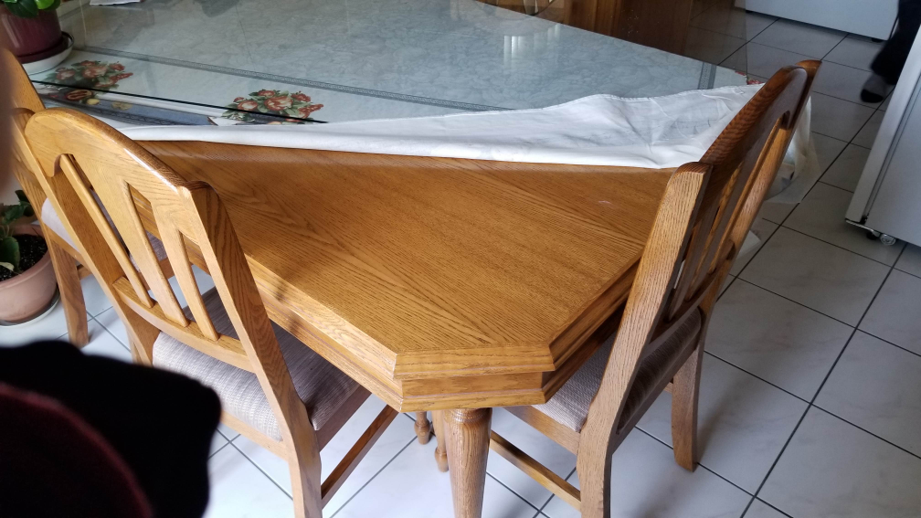 SOLID OAK HARVEST TABLE - photo 3