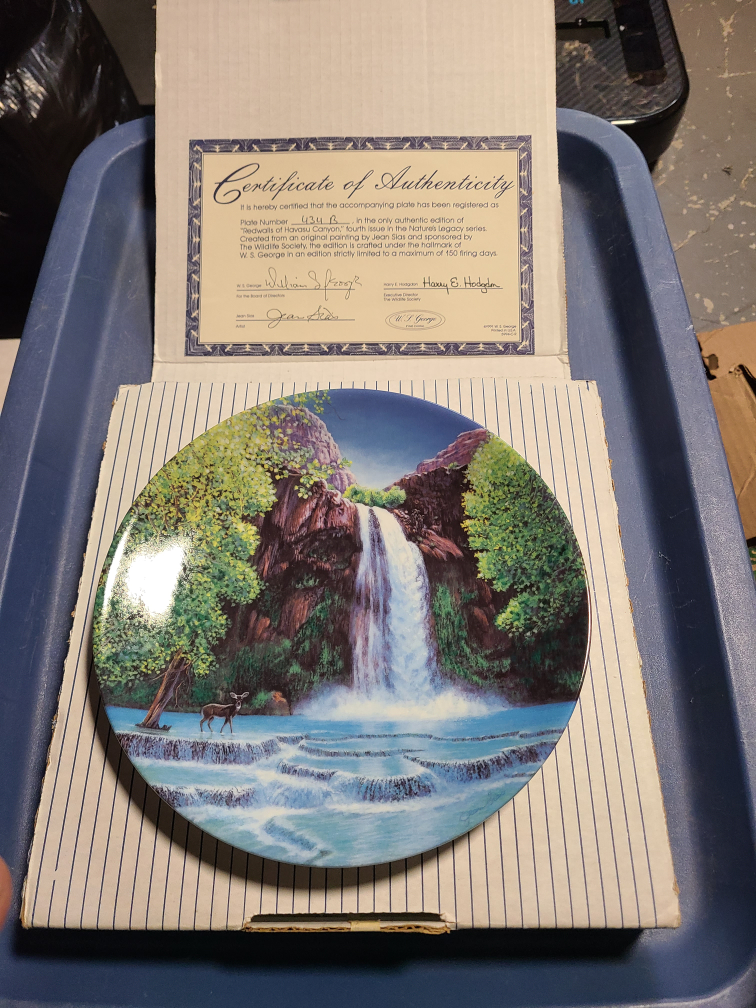 "Remembrances of Sawdust Canyon" Collector Plate