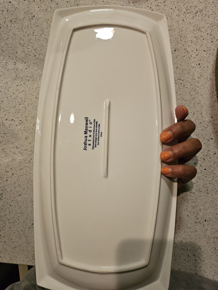 Ceramic Serving plate #freecycle image indicator(4)