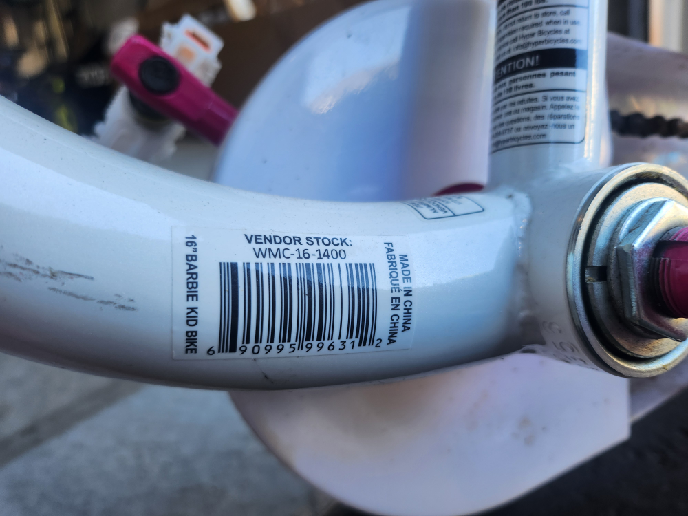 Barbie Kid Girl Bike 16" image indicator(5)