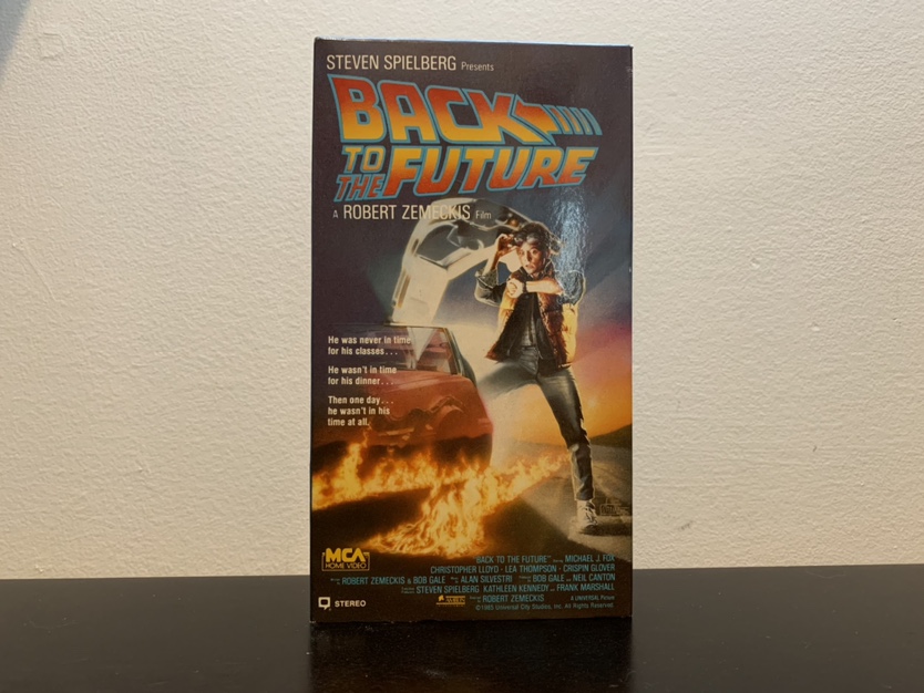 Back to the Future VHS Yellow MCA Home Video 1989 thumbnail