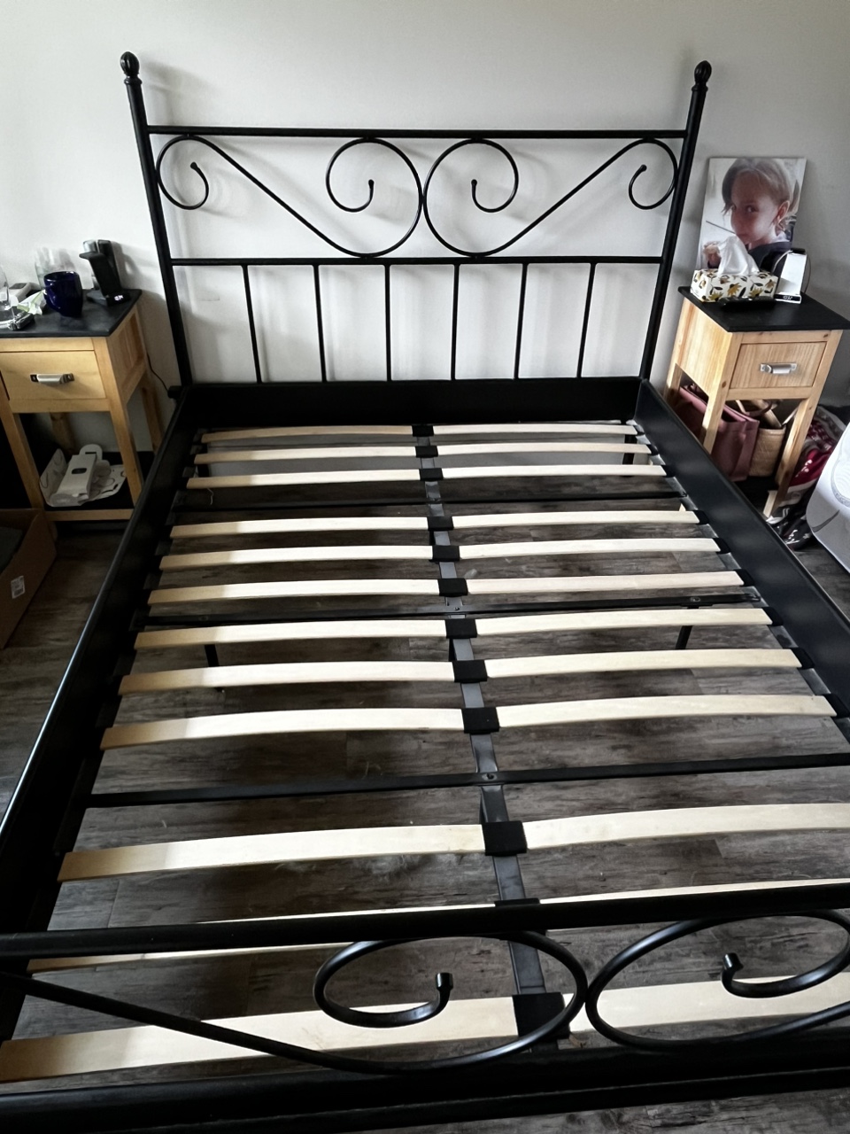 Queen size bed frame