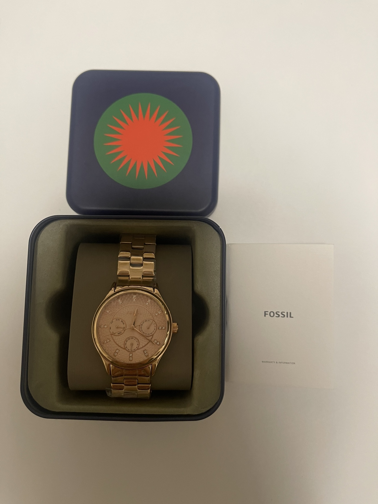 Rose Gold-Tone Stainless Steel Watch