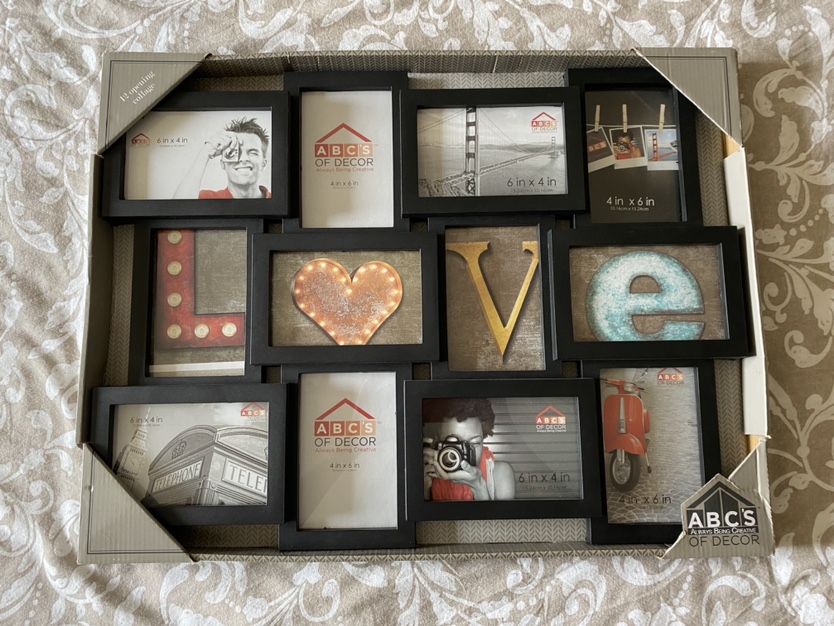 Two unopened photo frames