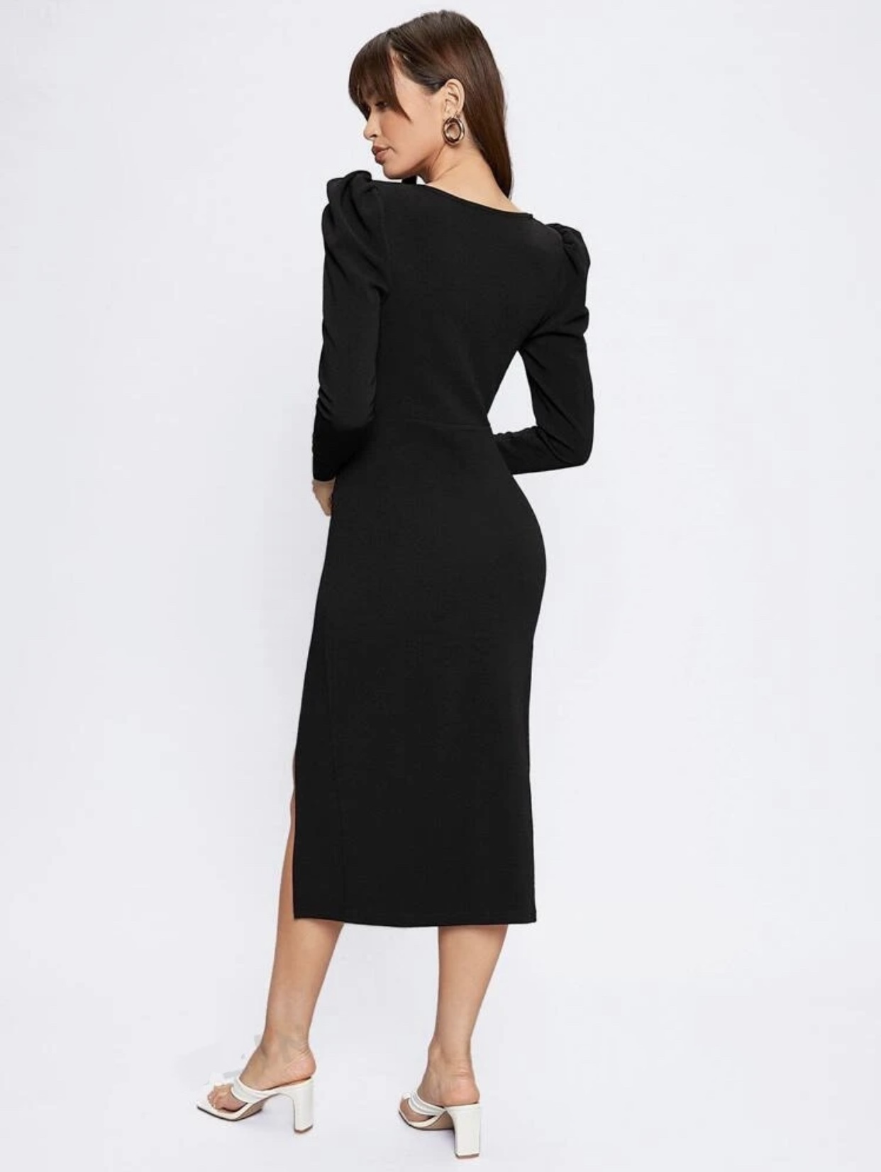 Sweetheart Solid Black Dress - photo 2