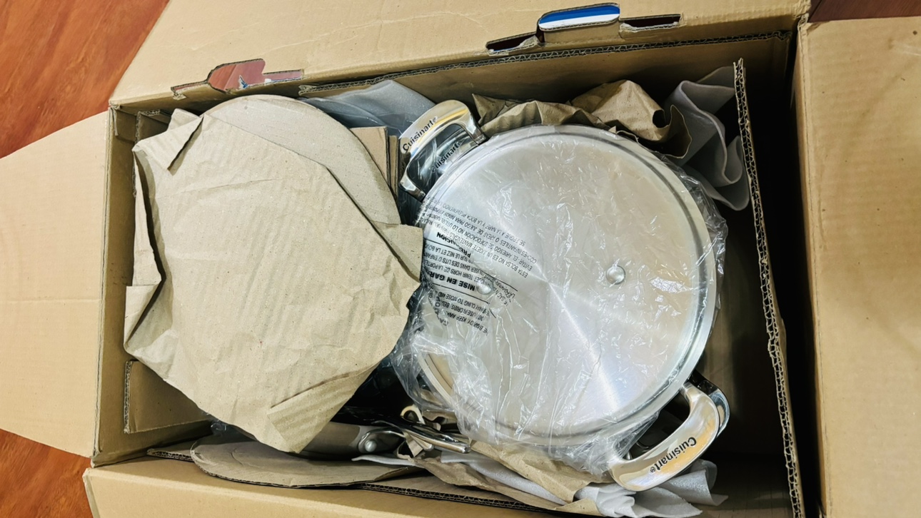 14 pc Cuisinart stainless steel cookware - photo 2