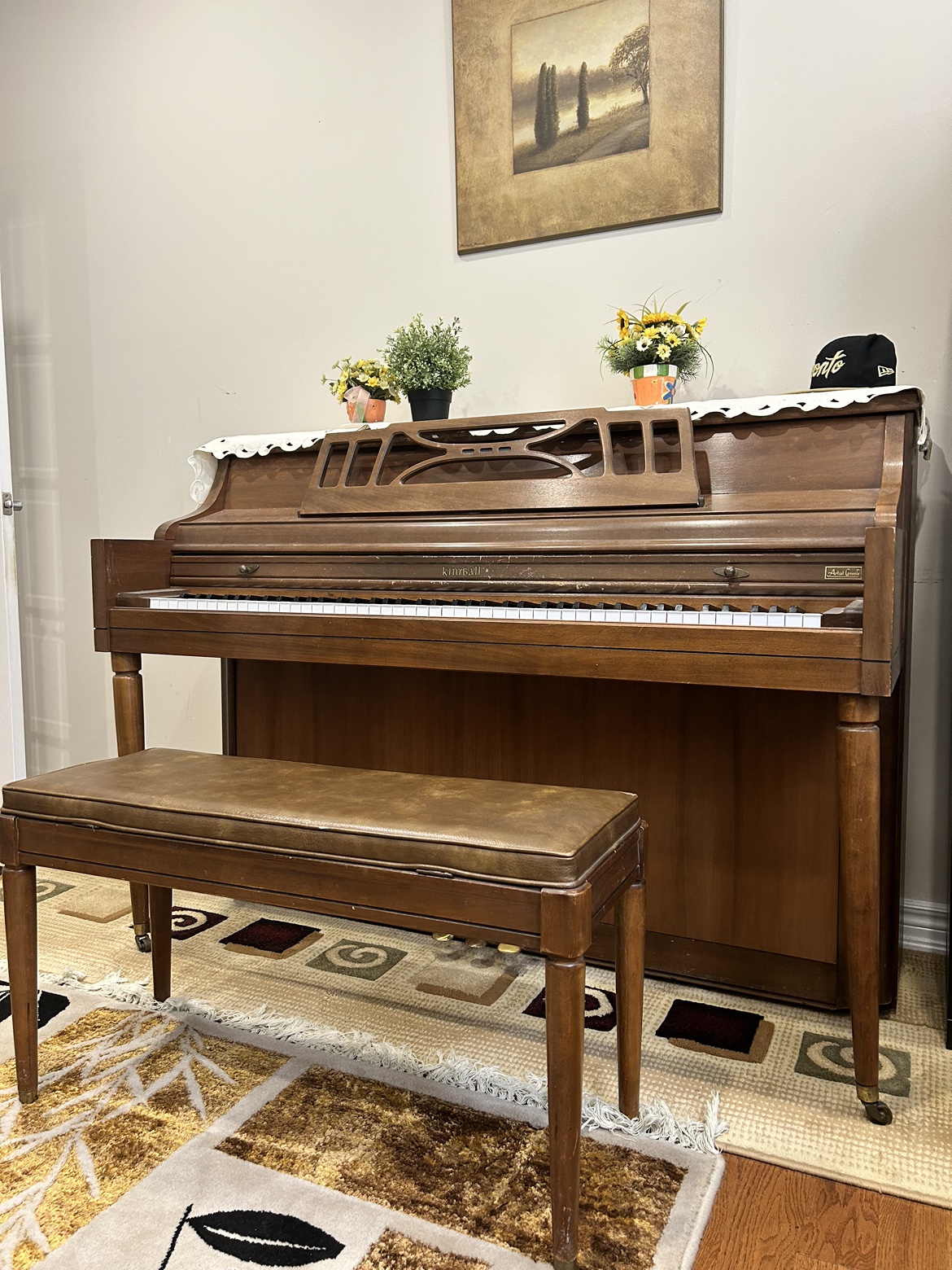 Kimball artist upright piano