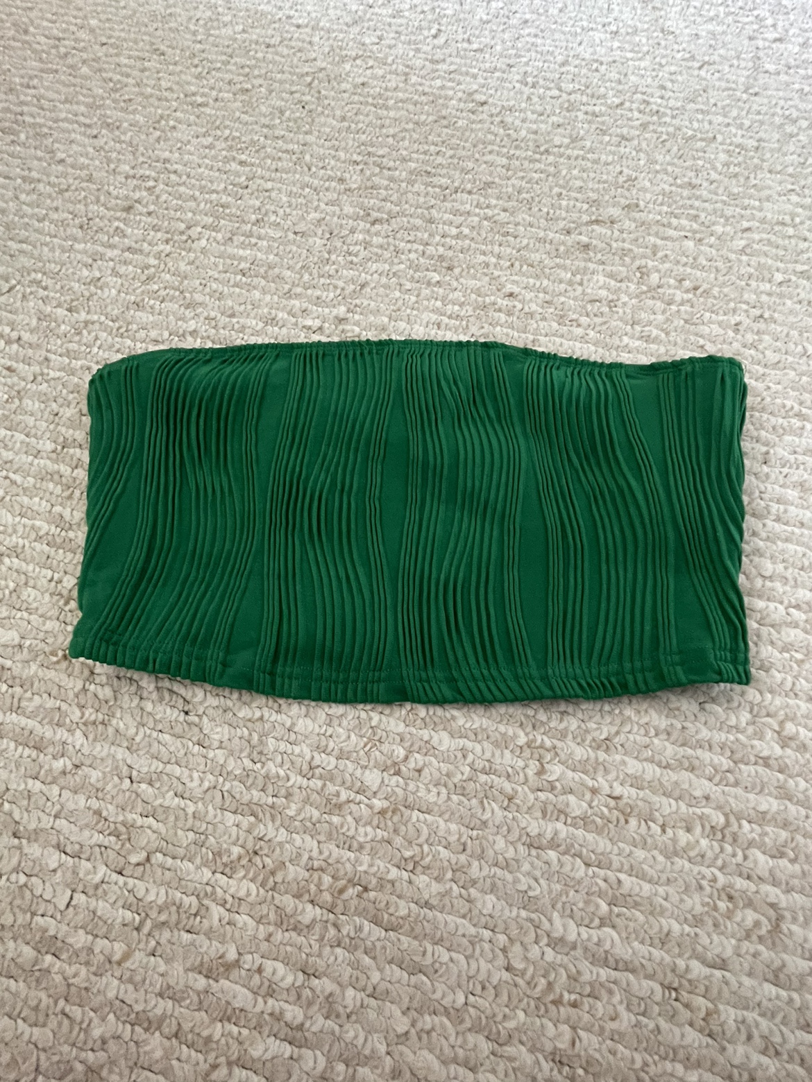 Green tube top shein
