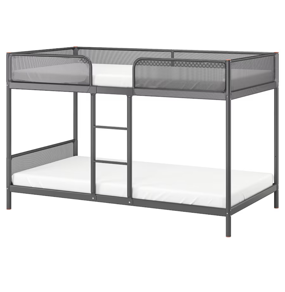 Bunk bed frame with free mattress