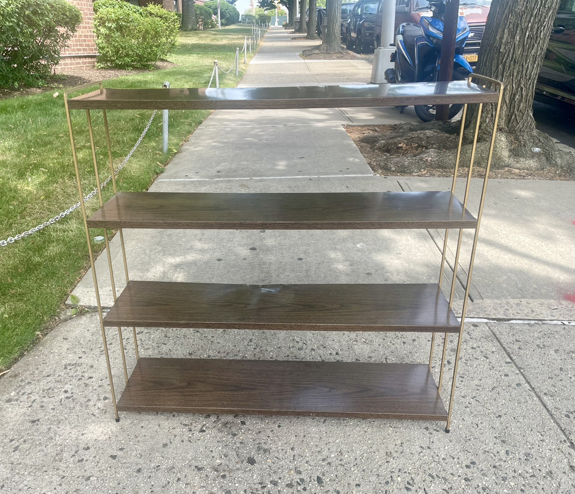 MCM Paul McCobb Style Vintage 4 Tier Metal Bookshelf - photo 4