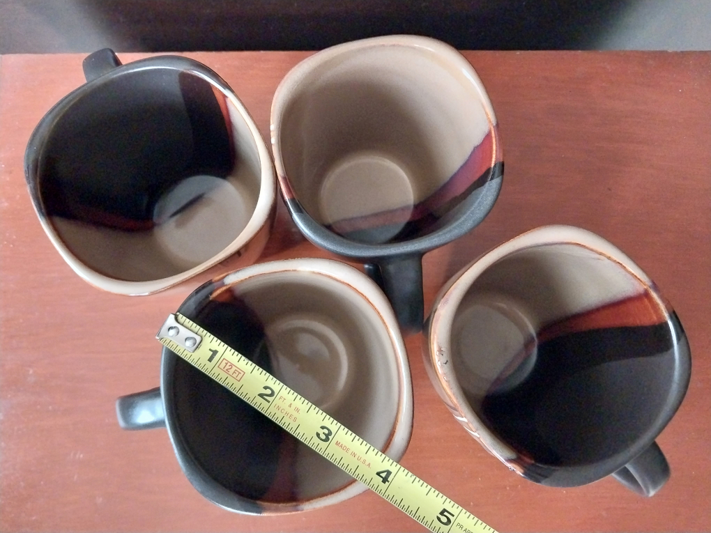 4 Mugs from the HomeTrends Collection. Firm price. Pick up ONLY. image indicator(3)