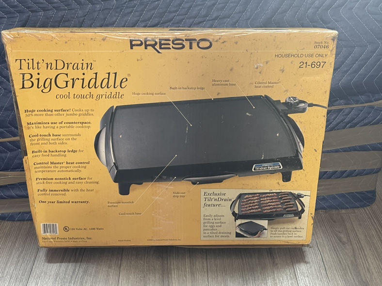 Presto griddle