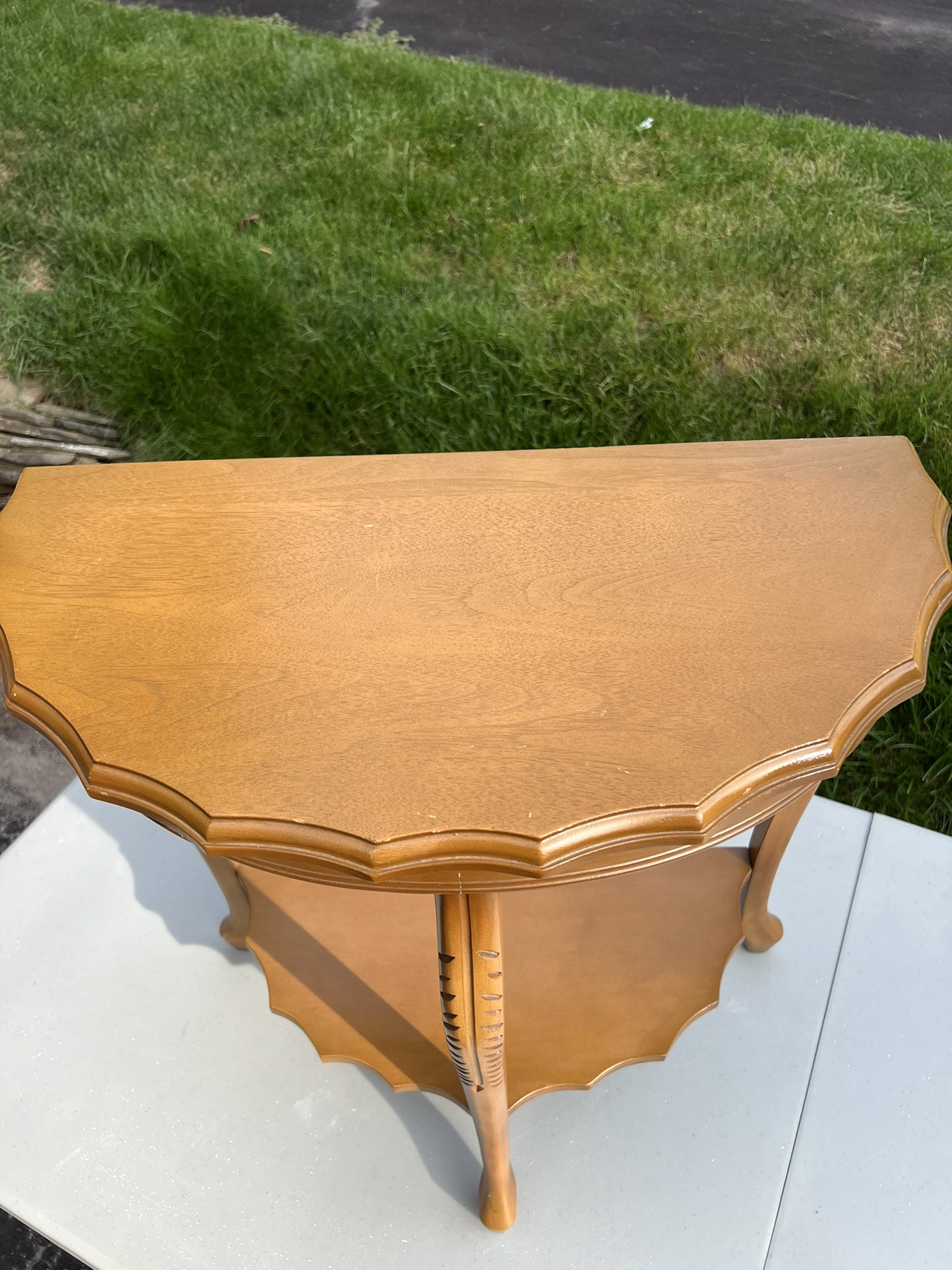 Half round console table, elegant design - photo 2