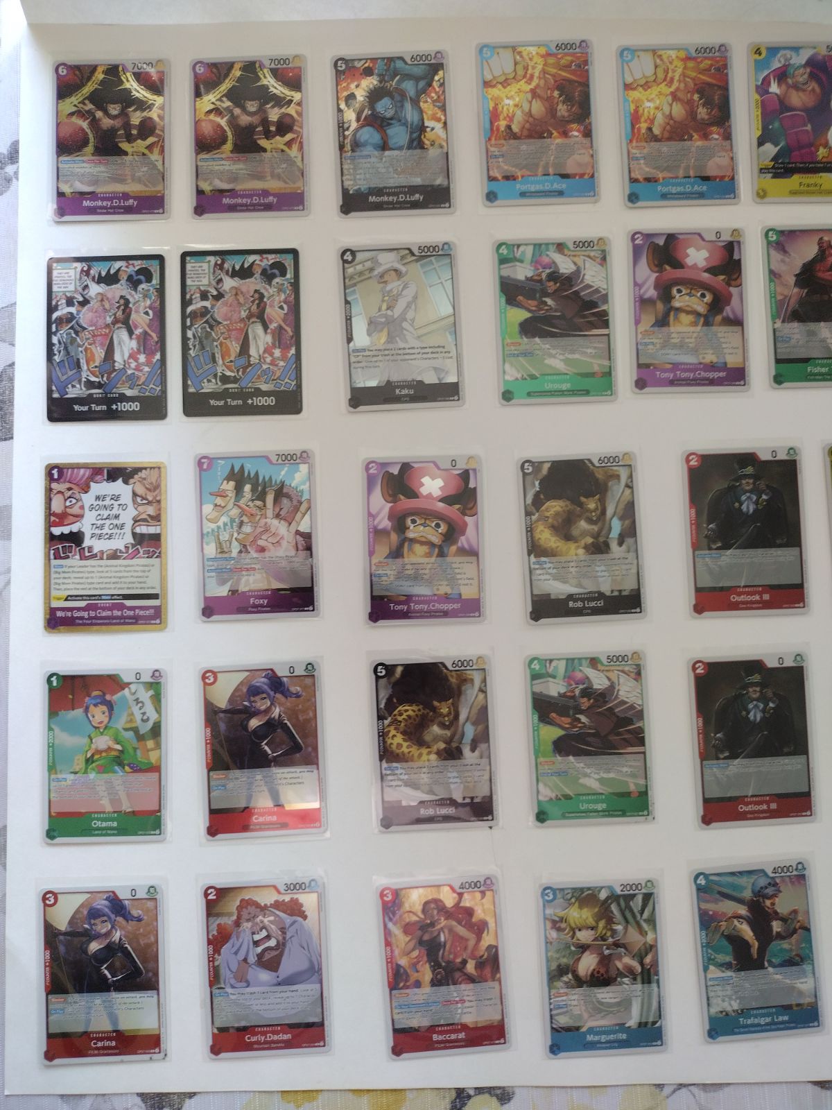One Piece 500 Years Cards