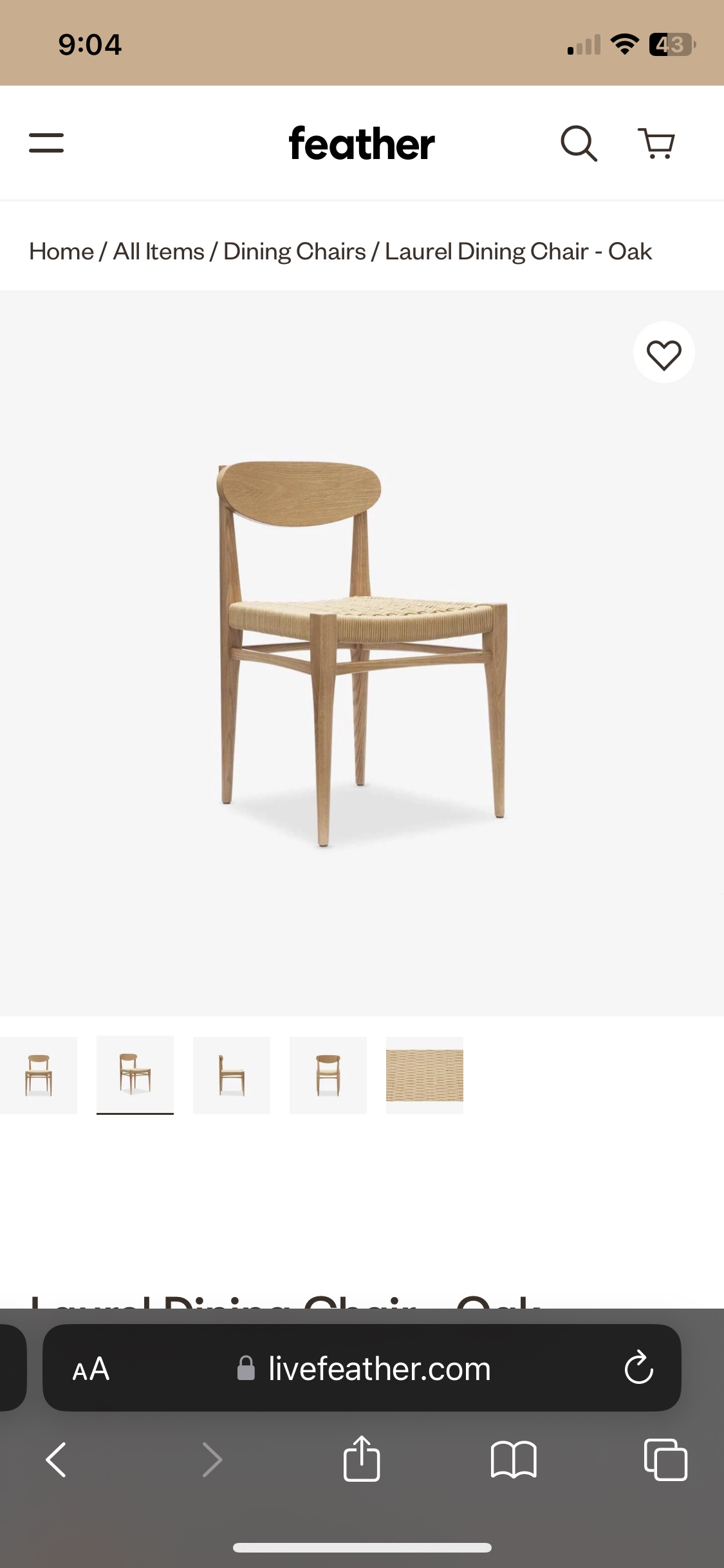 *Moving Sale*  Laurel Dining Chairs set of 2