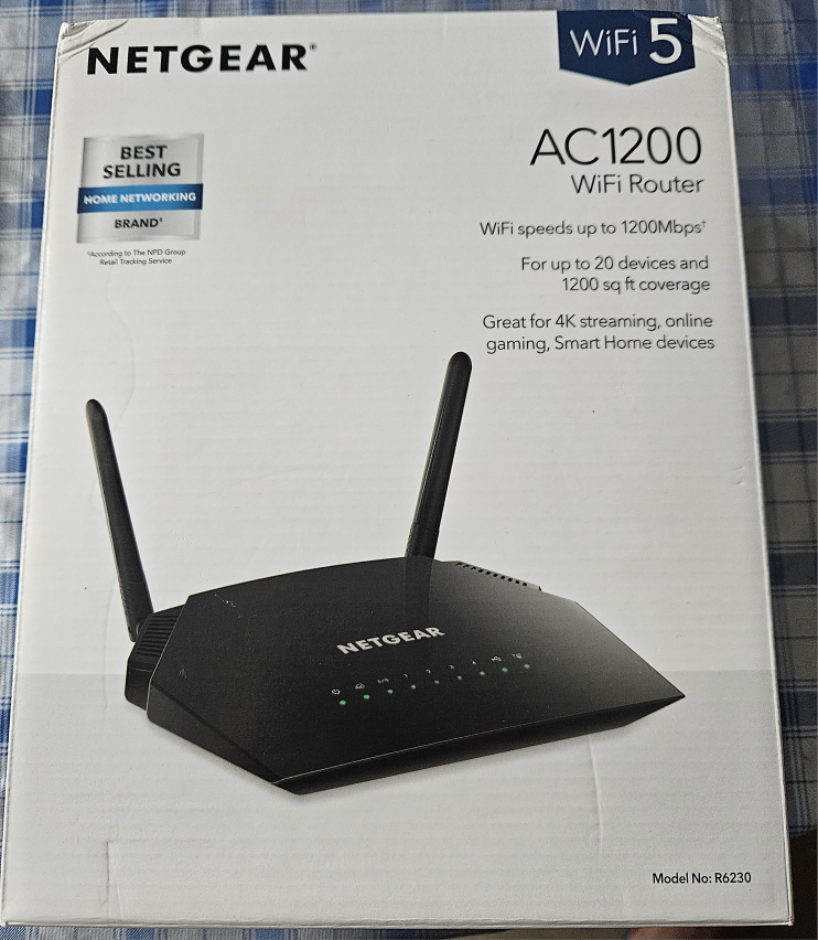 Netgear AC1200 Wifi router thumbnail