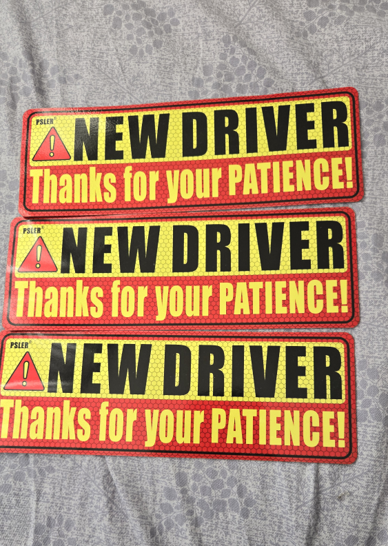 New driver magnetic sign for car - photo 2