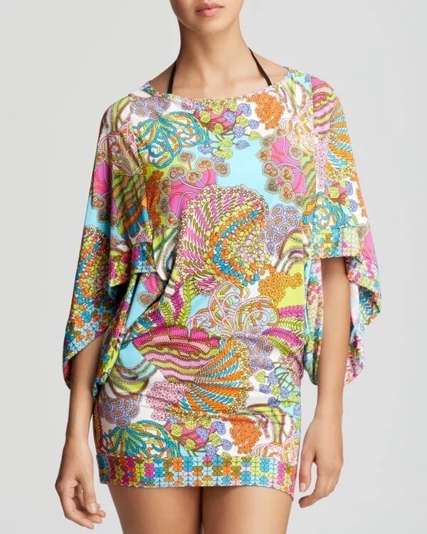 Trina Turk Coral Reef Beach Dress thumbnail