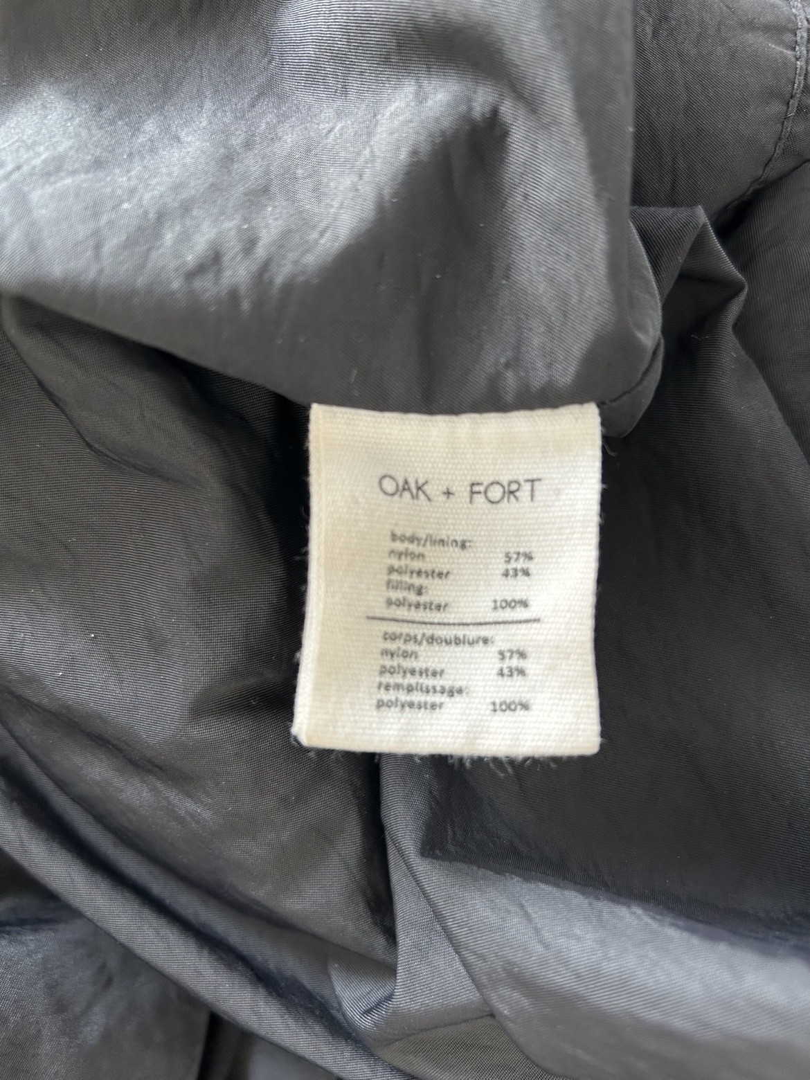 (Reg. Price - $200) Oak + Fort Full Length Black Puffer Jacket image indicator(4)