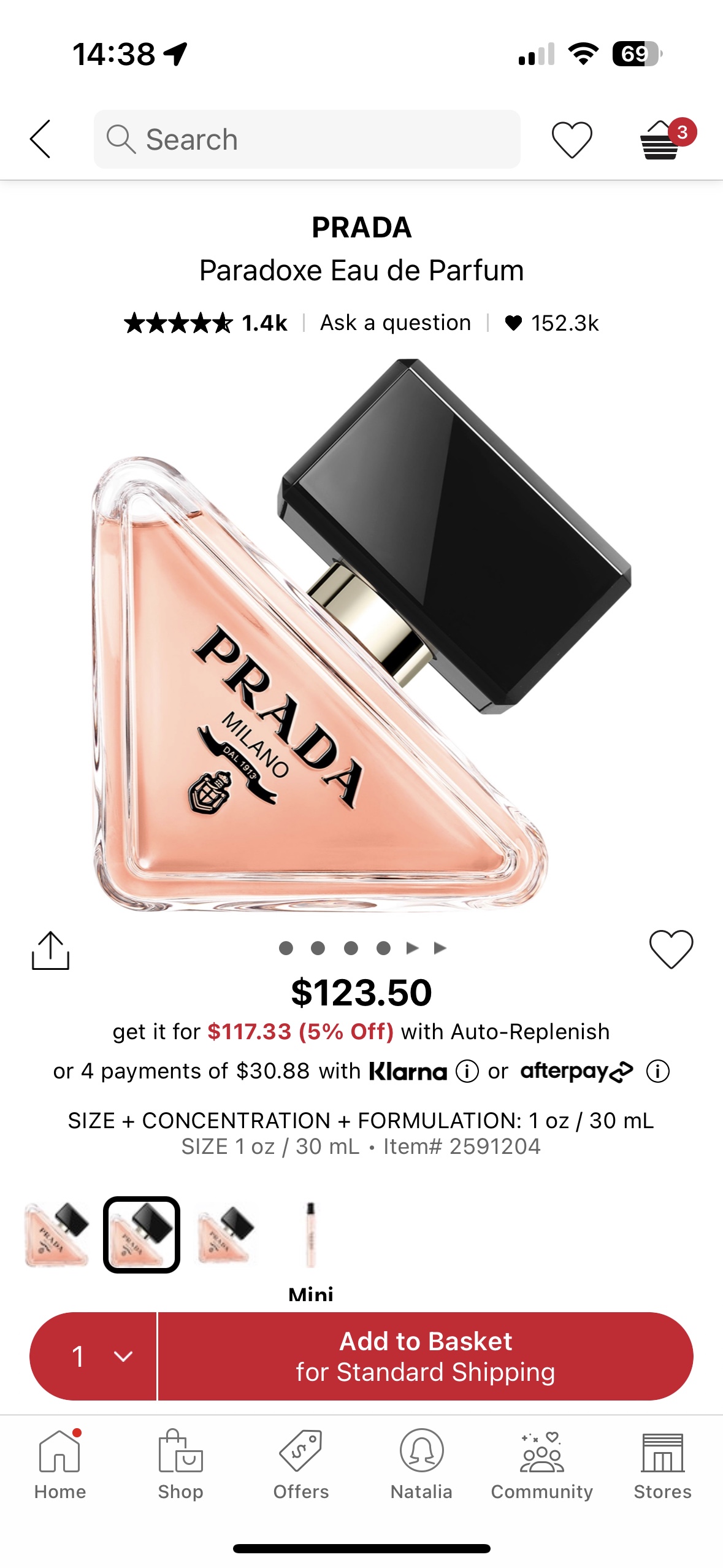 Prada Paradox Perfume thumbnail