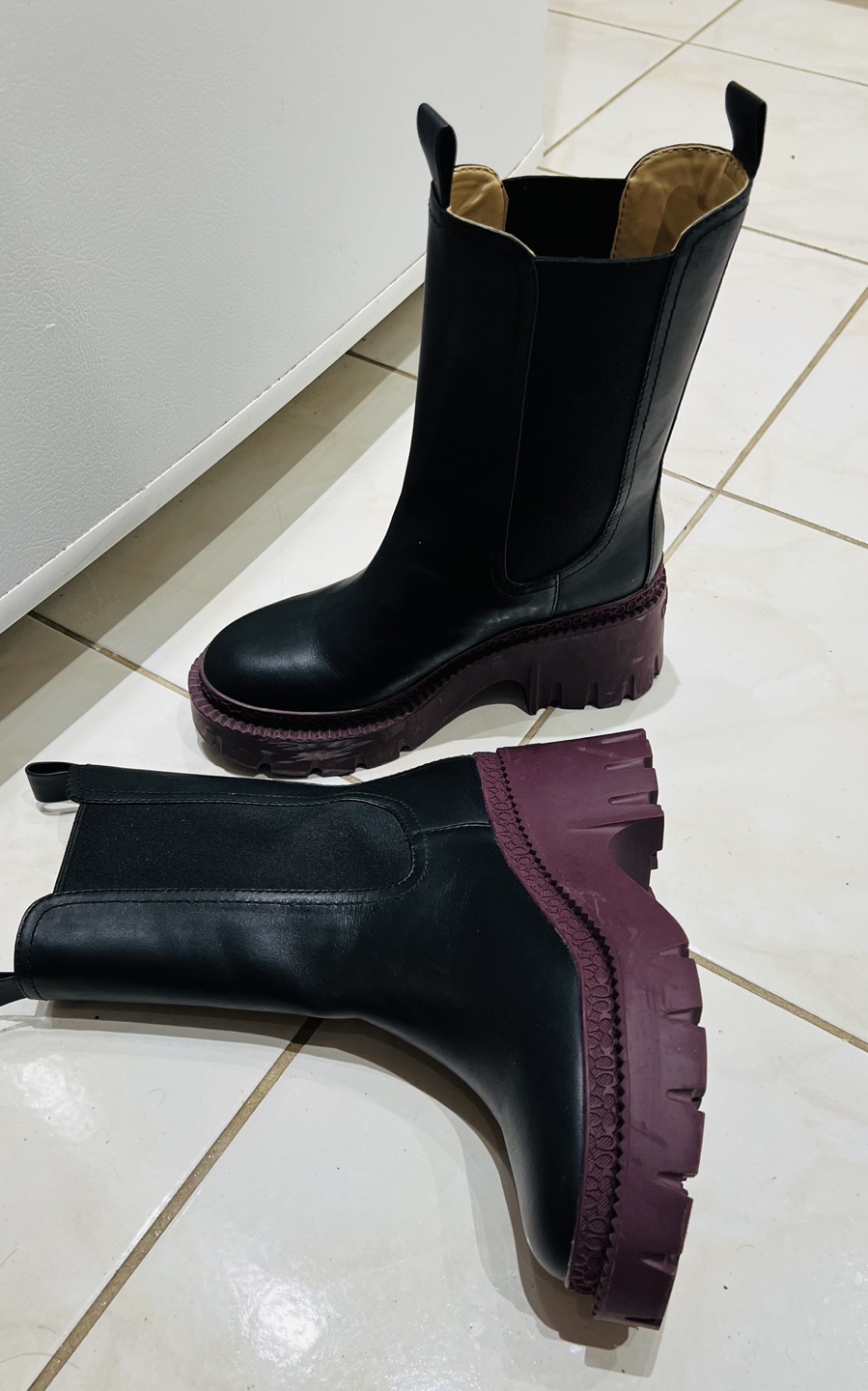 Women's leather boot from Coach 6.5 - photo 5