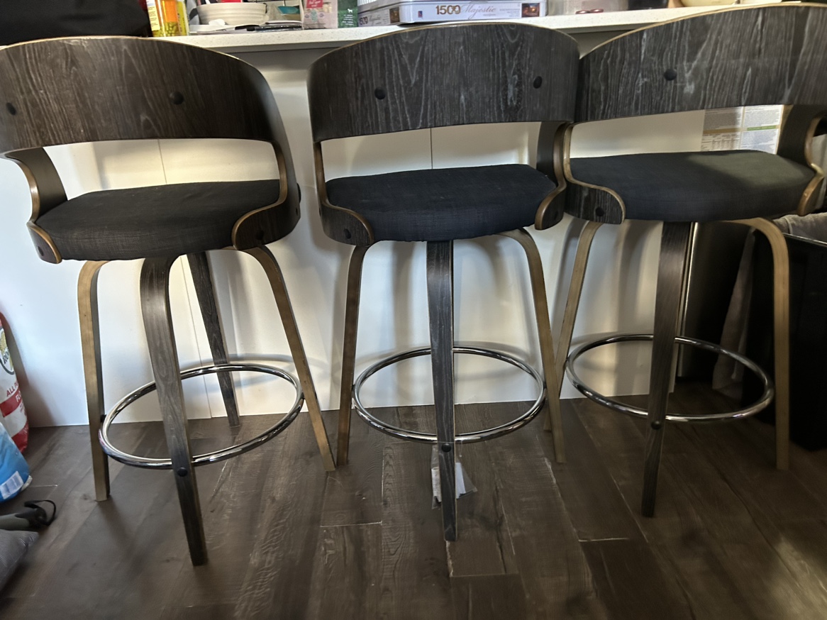 3 bar stools thumbnail