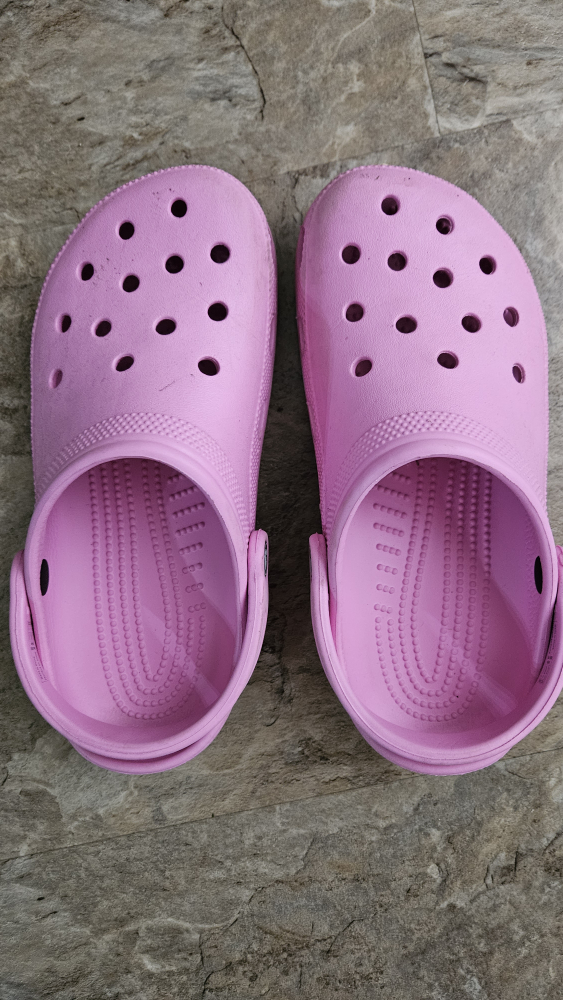 Pink Crocs