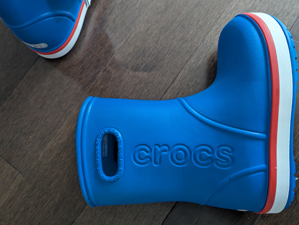 ⚽Brand New Crocs Kids’ Crocband Rain Boots - Size 12⚽ image indicator(3)