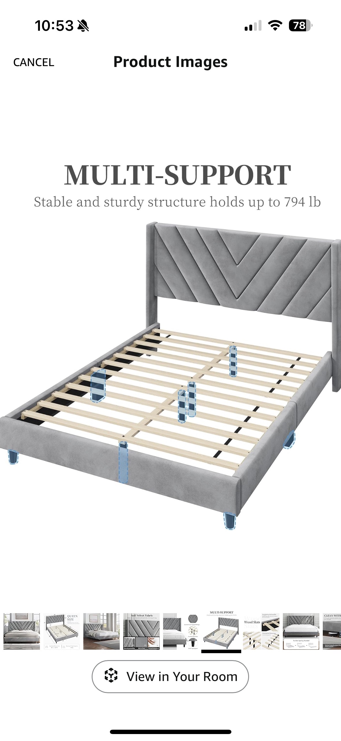 FREE Queen Bed WOOD SLATS - photo 3