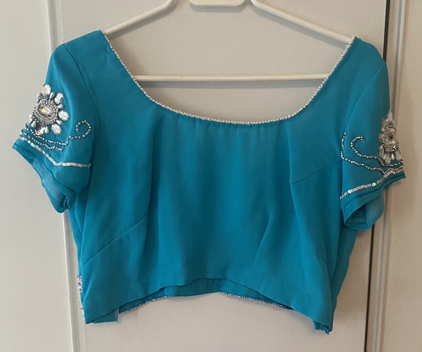 Turquoise - Custom Saree - Large - photo 2