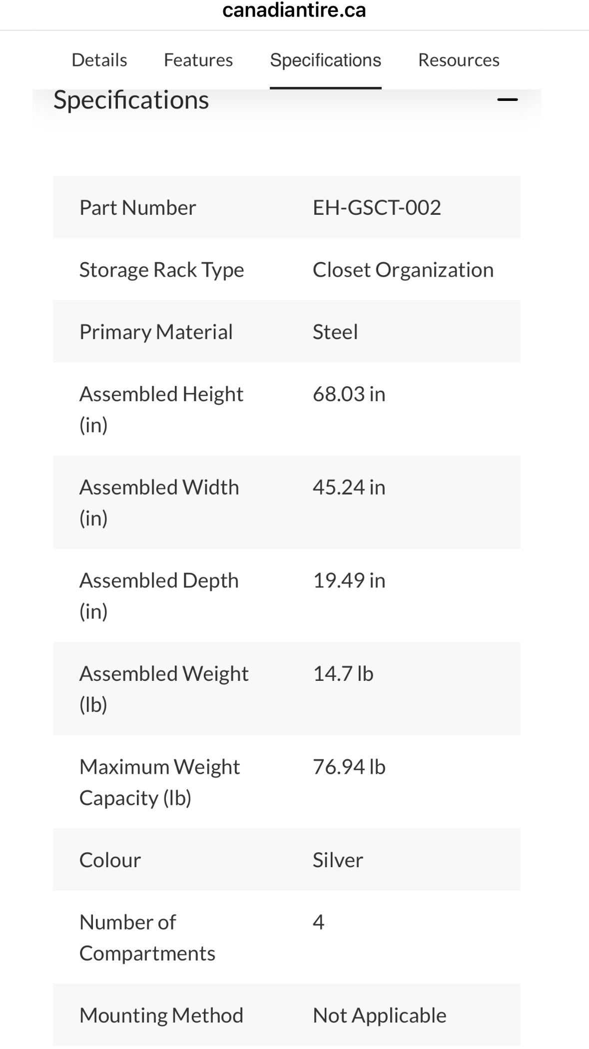 Type A Prima metal freestanding closet organizer image indicator(4)