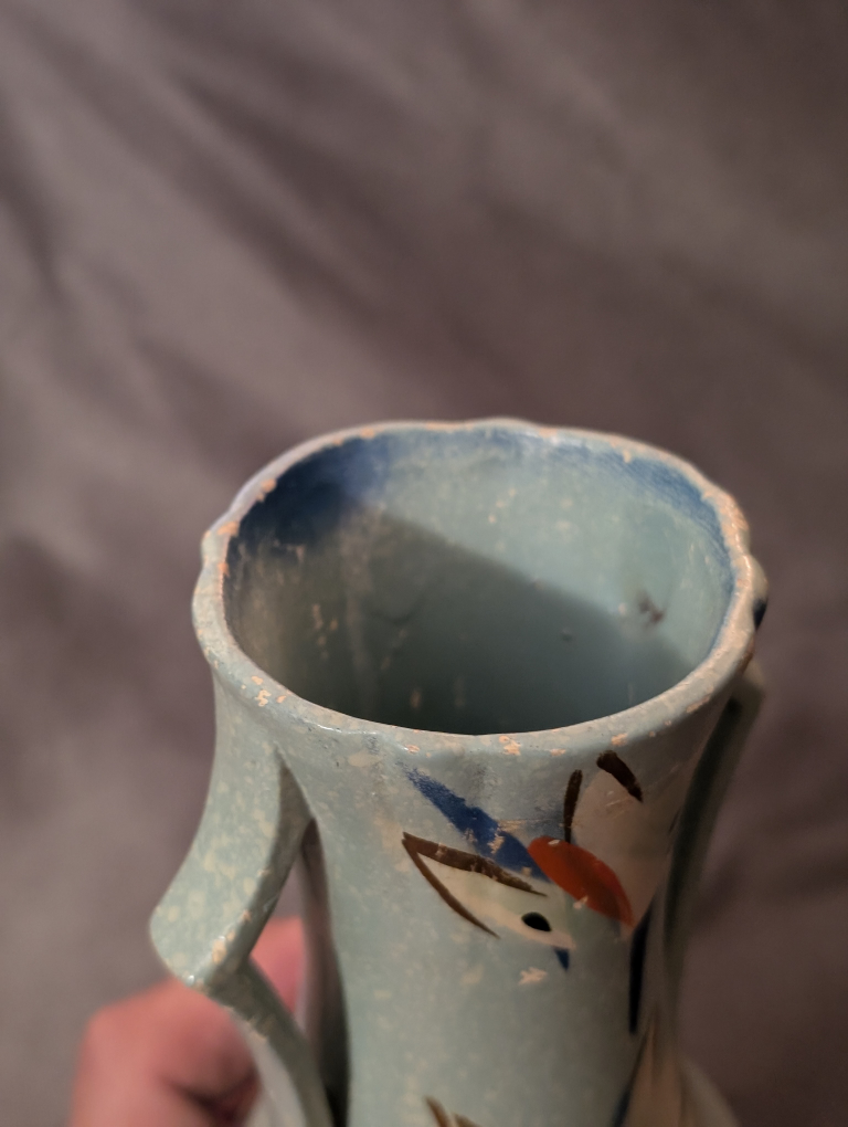 VINTAGE Kendal England Vase Very Old ⚽ image indicator(4)