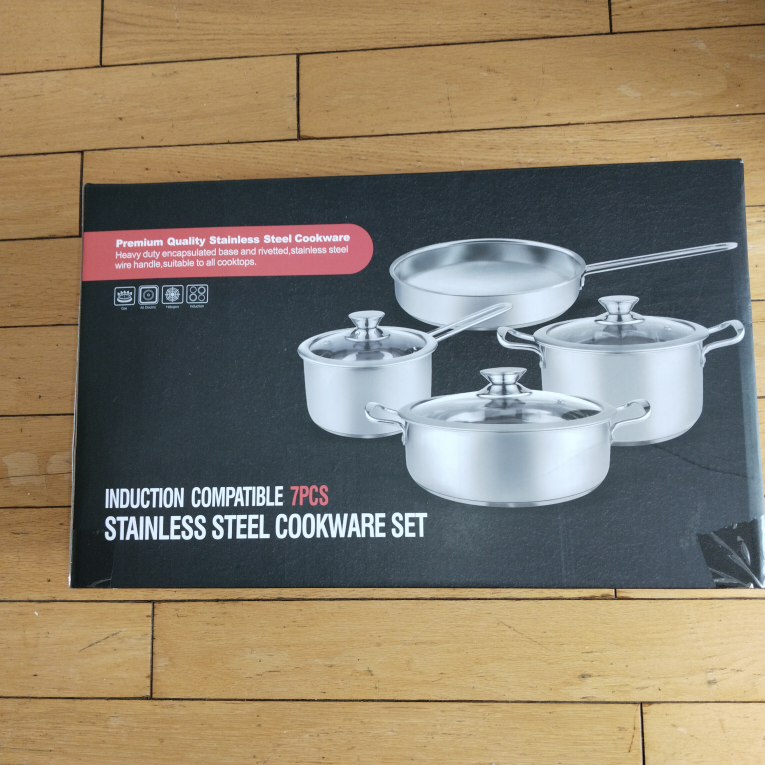 stainless steel pots and pan set