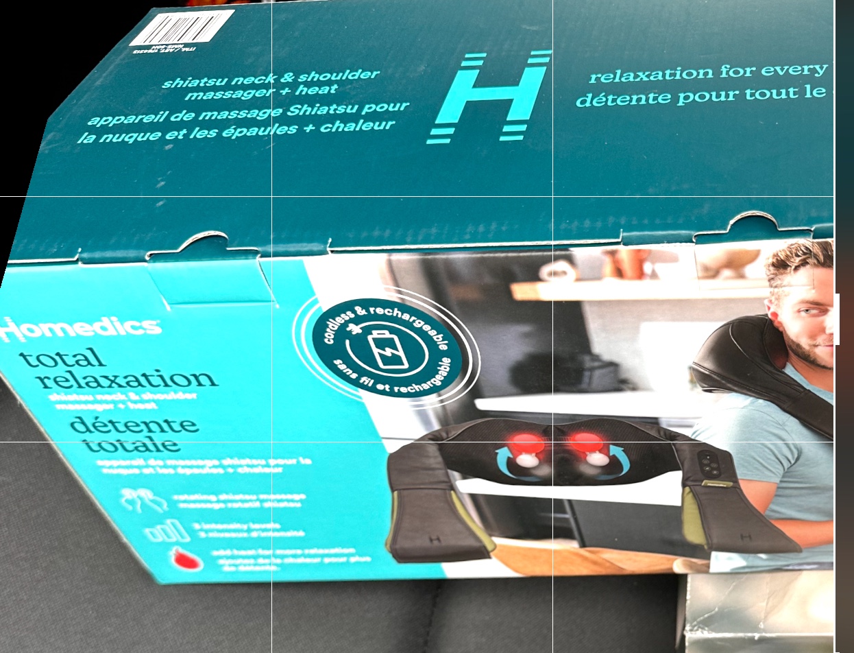Homedics shiatsu shoulder neck massage