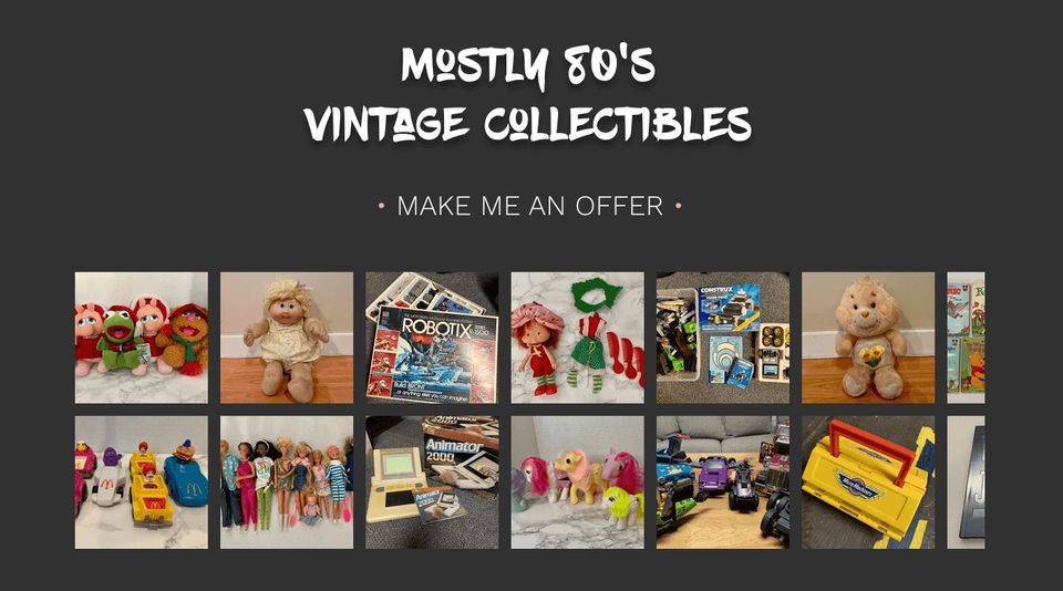 80’s Kids Toys • VINTAGE COLLECTIBLES