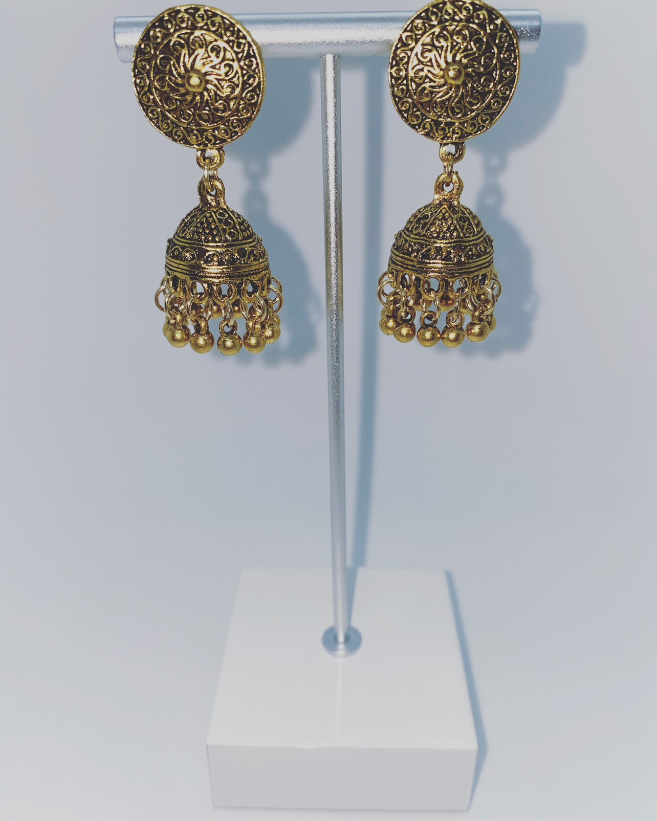 Jhumka Style Fashion Statement Earrings image indicator(9)