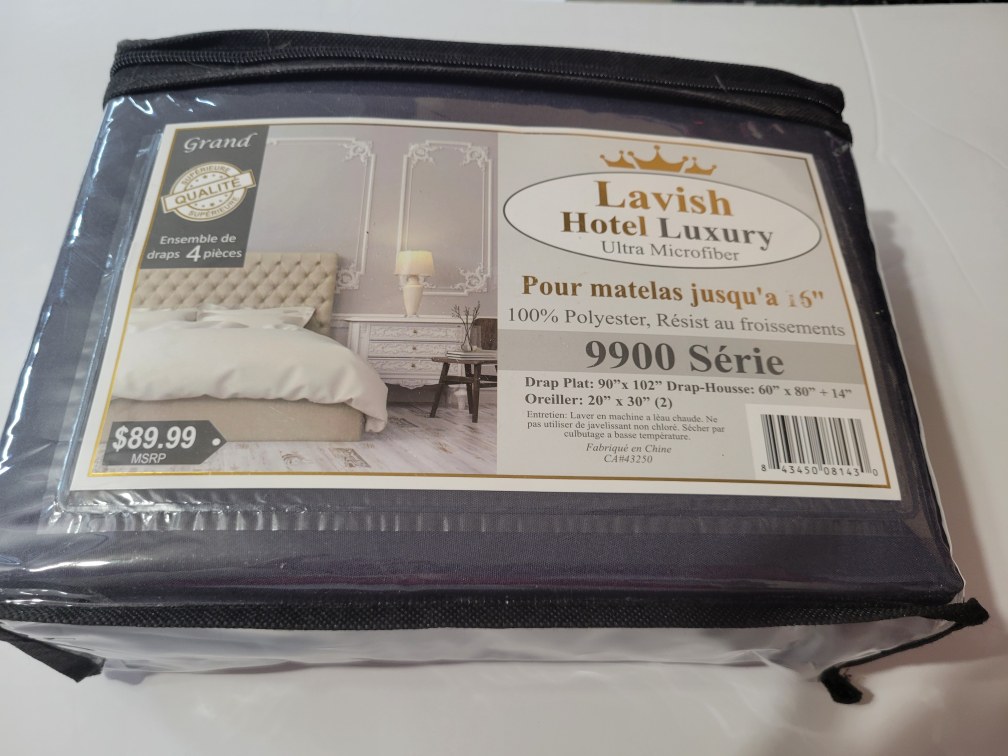 Queen Size Lavish Hotel Luxury 9900 Series Sheet Set image indicator(3)