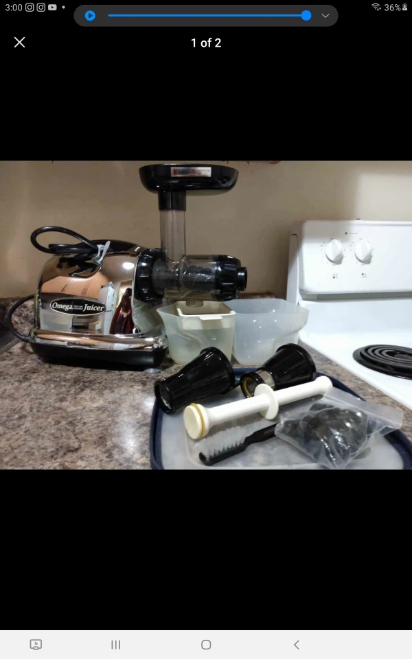 Omega 2006 masticating juicer