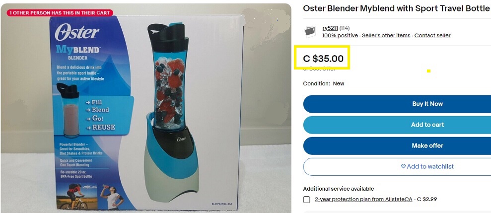 🔴🥤OSTER My Blend -Personal Blender image indicator(8)