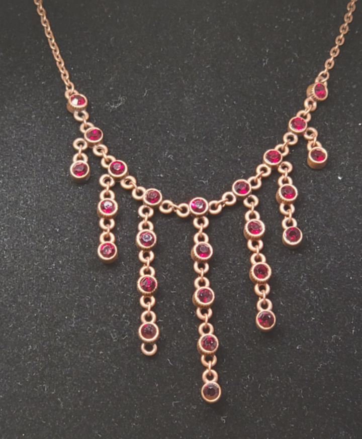 Vtg. Bronze Necklace - photo 3