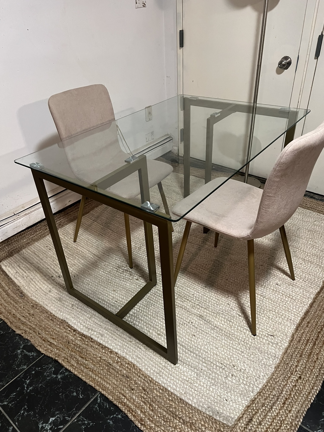 Glass Table w/Two Chairs - Delivery Extra - photo 3