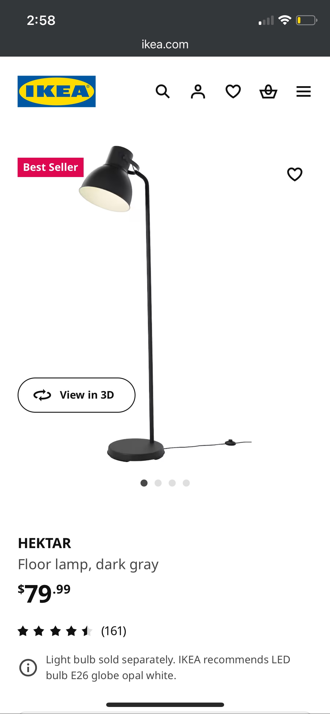 IKEA Hektar Lamp - photo 3