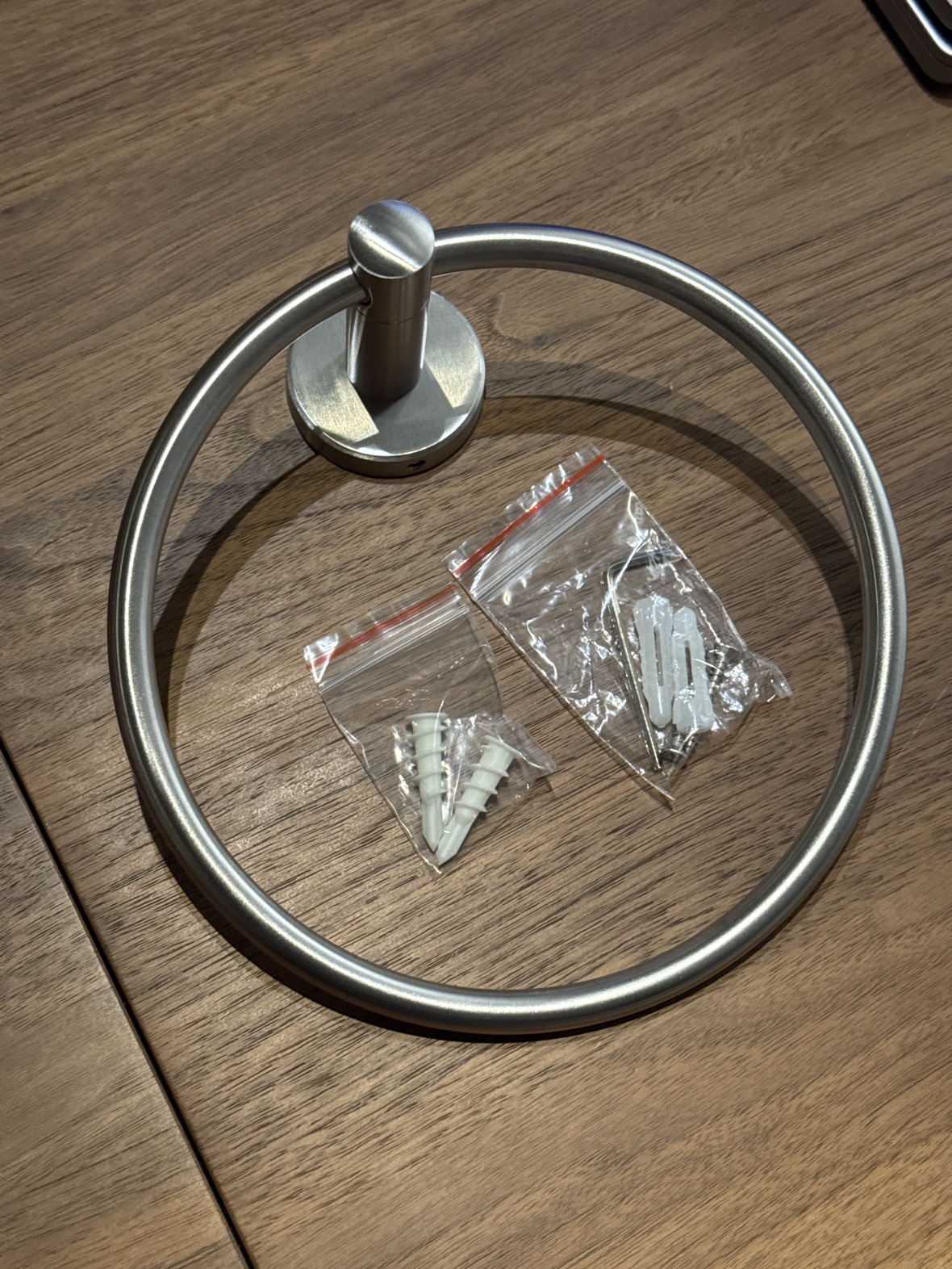 Stainless steel Bathroom hand towel ring - photo 2
