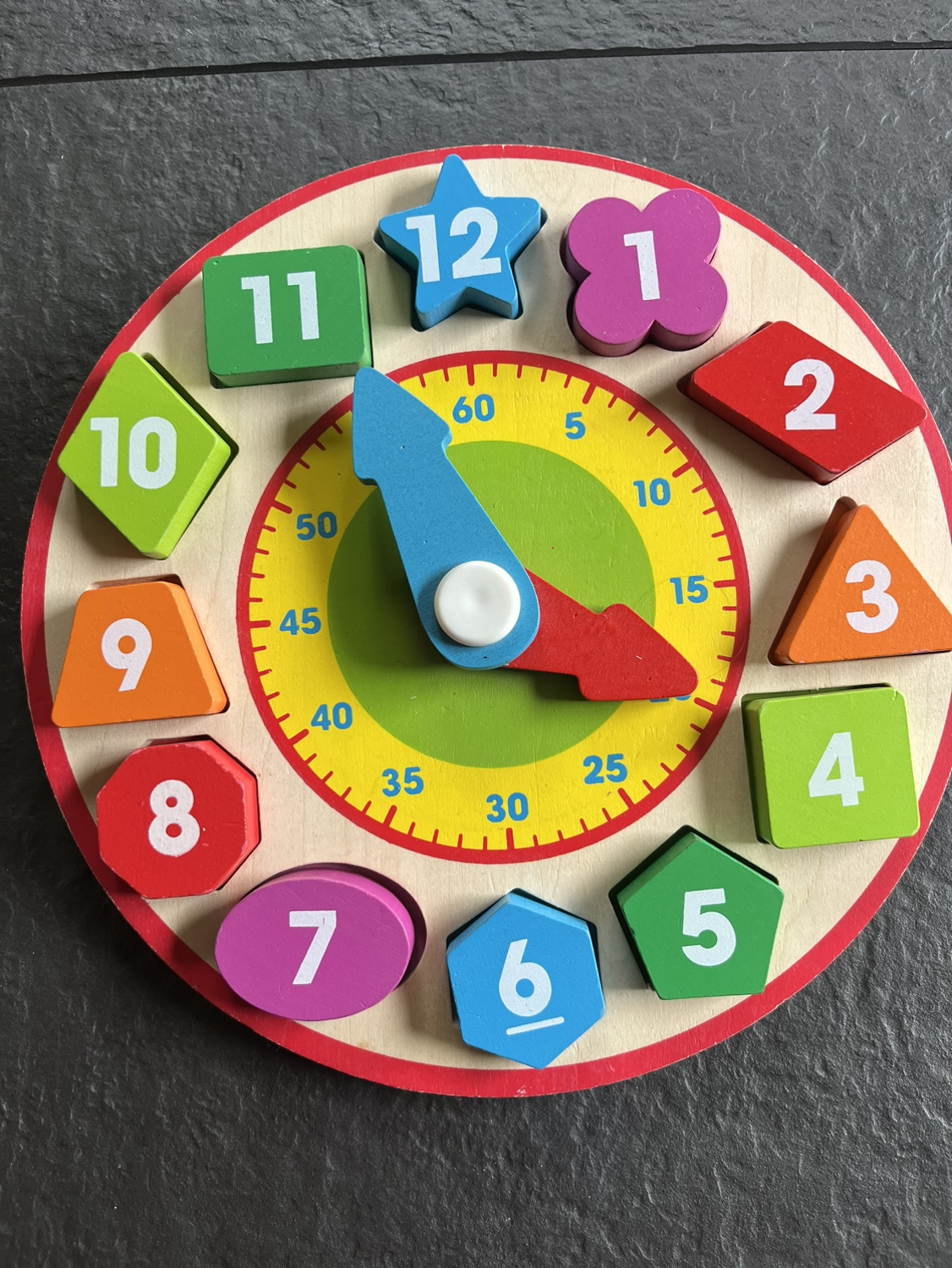 Melissa & Doug Wooden Toy Clock
