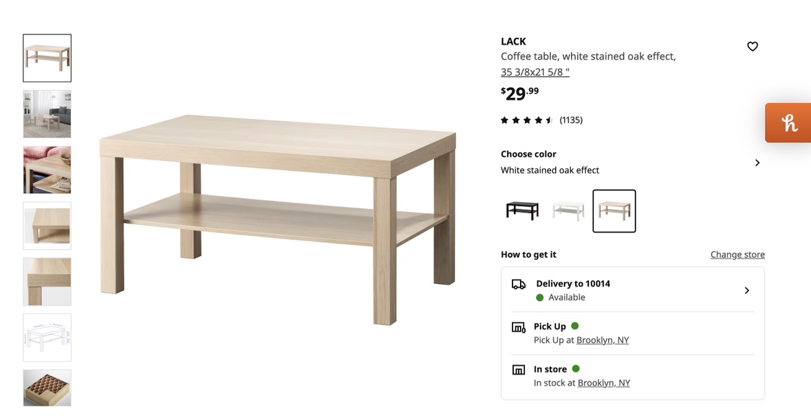 Ikea Coffee Table #freecycle - photo 4