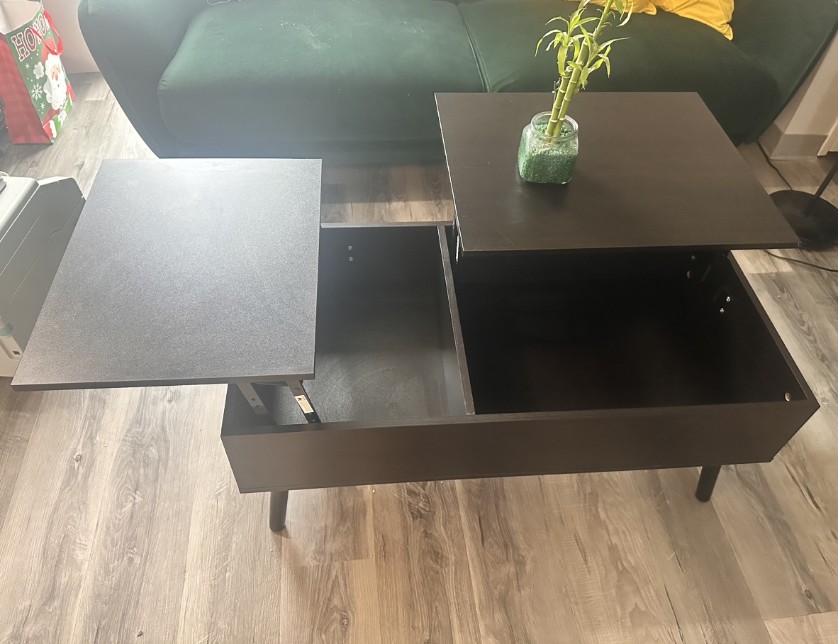Lift Top Coffee Table with Storage - photo 5