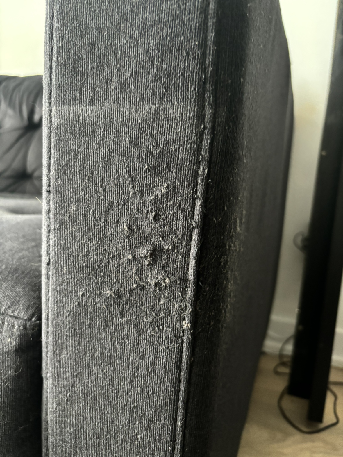 Leon’s Anthena Black Sofa - photo 3