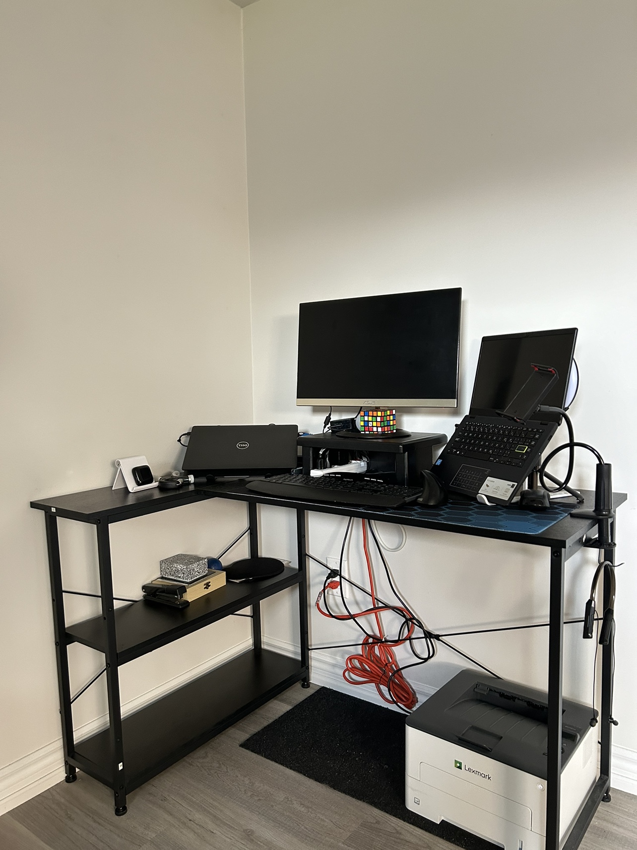 L - Shaped Work Desk & Chair - photo 5