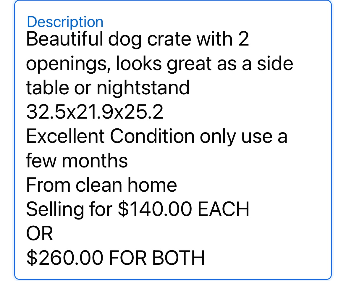 Dog crate furniture - photo 2
